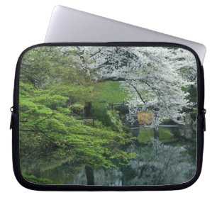 Housse Pour Ordinateur Portable Sakura, jardin Koishikawa Koraku-en, Tokyo,