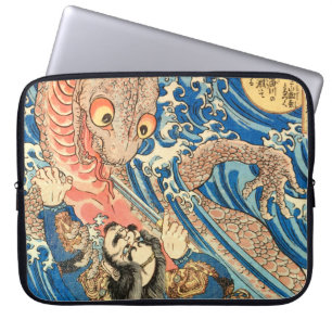 HOUSSE POUR ORDINATEUR PORTABLE SAMOURAÏ COMBATTANT SALAMANDRE