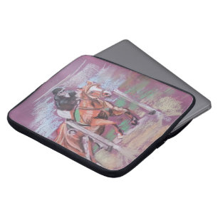 Housse Pour Ordinateur Portable Sauts de coquelicot