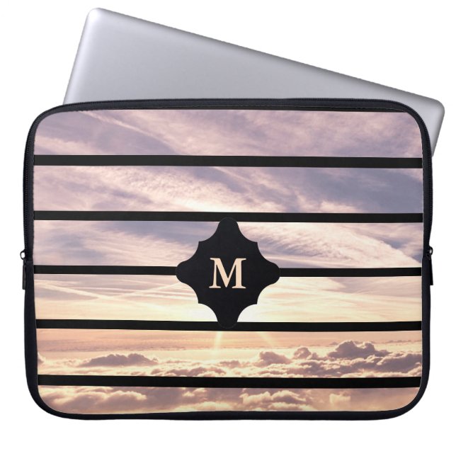 Housse Pour Ordinateur Portable Scène monogramme (Devant)