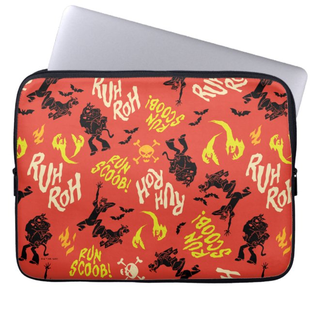 Housse Pour Ordinateur Portable Scooby-Doo | Ruh Roh Run Scoob ! Motif (Devant)