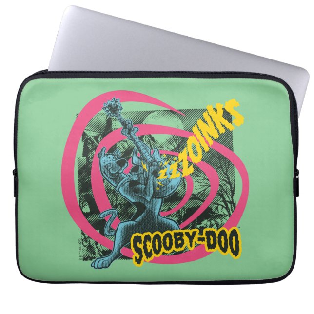 Housse Pour Ordinateur Portable Scooby-Doo Zoinks Punk Guitare Graphisme (Devant)