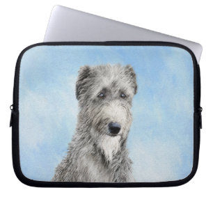 Housse Pour Ordinateur Portable Scottish Deerhound Peinture - Cute Original Chien