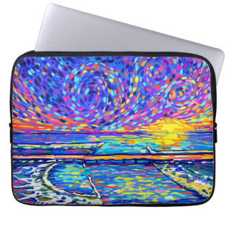 Housse Pour Ordinateur Portable Sebastian Inlet Cotton Candy Sky