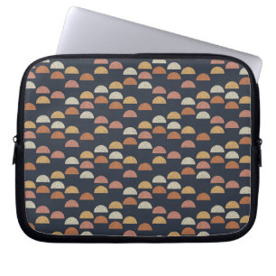 Housse Pour Ordinateur Portable Semi motif géométrique de cercle