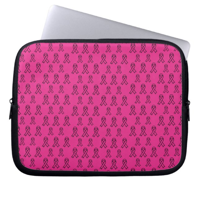 Housse Pour Ordinateur Portable Sensibilisation au cancer du sein (Devant)