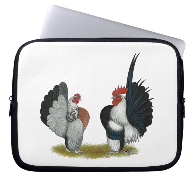 Housse Pour Ordinateur Portable Serama Bantams (Devant)