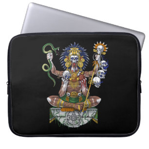 Housse Pour Ordinateur Portable Shaman, guerrier aztèque
