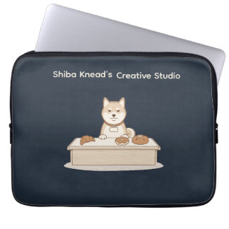 Housse pour ordinateur portable Shiba Inu Bakery