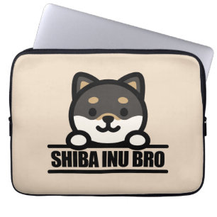 Housse Pour Ordinateur Portable SHIBA INU BRO  - Conception de frère Shiba Inu Coo