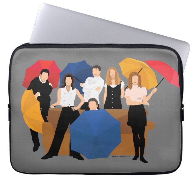 Housse Pour Ordinateur Portable Silhouette de caractères FRIENDS™ (Devant)