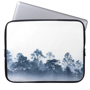 Housse Pour Ordinateur Portable silhouette de plusieurs couches forêt tropicale hu