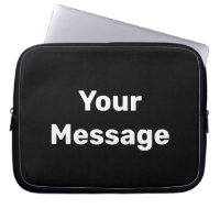 Simple Modèle de message en noir et blanc