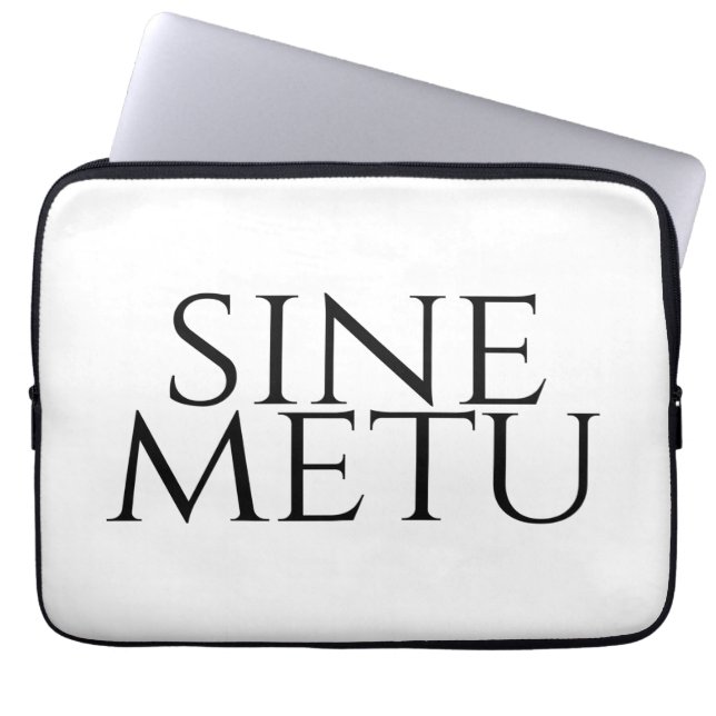 Housse Pour Ordinateur Portable Sine Metu - Sans Peur (Devant)