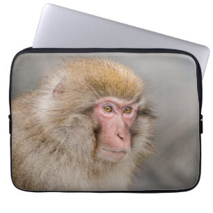 Housse Pour Ordinateur Portable Singe des neiges majestueux : Photographie japonai
