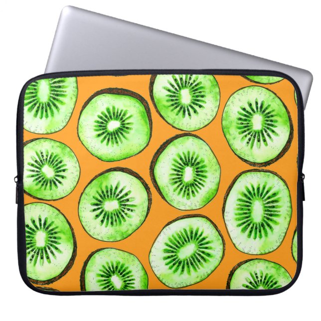 Housse Pour Ordinateur Portable Slices Kiwi (Devant)