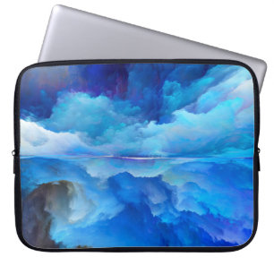 Housse Pour Ordinateur Portable SlipperyJoe's abstrait nuage artwork coloré surr