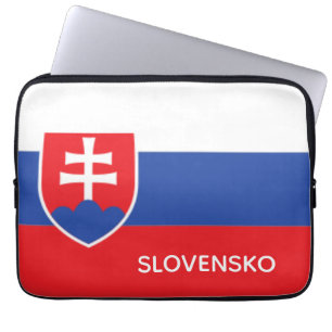 Housse Pour Ordinateur Portable Slovaquie Drapeau Slovaque Emblème Europe