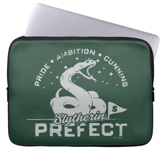 Housse Pour Ordinateur Portable SLYTHERIN™ - Badge Préfet (Devant)