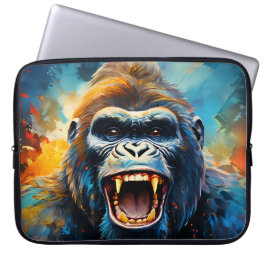 Housse Pour Ordinateur Portable Smiling gorilla