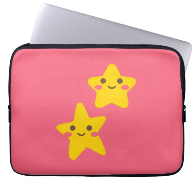 Housse Pour Ordinateur Portable Smiling Stars Electronics Bag (Devant)