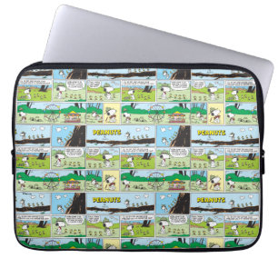Housse Pour Ordinateur Portable Snoopy & Friends Go Camping