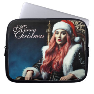 Housse Pour Ordinateur Portable Soeur la plus chaude de père Noël - Merry Xmas 031