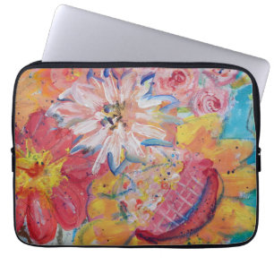Housse Pour Ordinateur Portable Soleils Colorés par Lydia's Art Sangria
