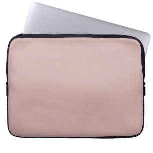 Housse Pour Ordinateur Portable solide rose muet
