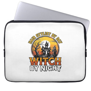 Housse Pour Ordinateur Portable Sorcière Coiffeuse De Nuit Vintage Halloween Desi
