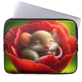 Housse Pour Ordinateur Portable Souris couchée