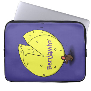 Housse Pour Ordinateur Portable Souris mignonne avec dessin animé au fromage