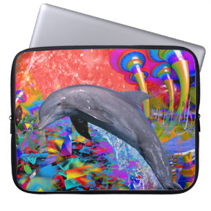 Housse Pour Ordinateur Portable Splash couleur dauphin
