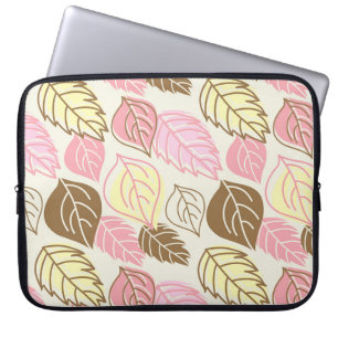 Housse Pour Ordinateur Portable Splendor d'automne : Motif sans feuille