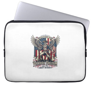 Housse Pour Ordinateur Portable Squelette de guerre révolutionnaire patriotique so