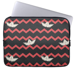 Housse Pour Ordinateur Portable SS Georgie Boat Chevron Motif