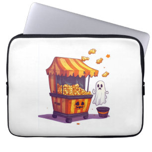 Housse Pour Ordinateur Portable Stand de pop-corn hanté