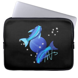 Housse Pour Ordinateur Portable Starry Pisces Neptune Zodiac