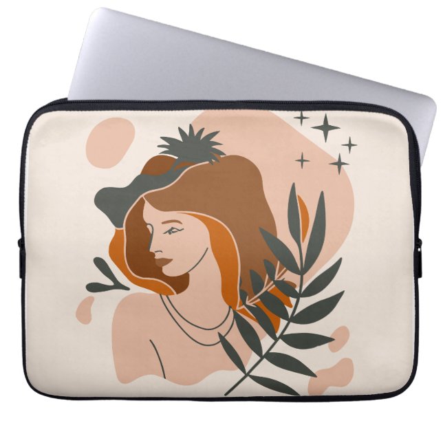 Housse Pour Ordinateur Portable Stars Boho Woman (Devant)