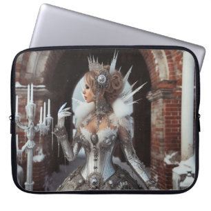 Housse Pour Ordinateur Portable Steampunk Victorian Industrial Winter Ice Queen