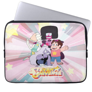 Housse Pour Ordinateur Portable Steven Universe   Crystal Gem Group Huddle