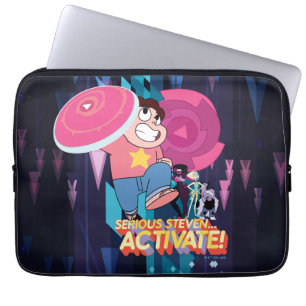 Housse Pour Ordinateur Portable Steven Universe   Sérieux Steven... Activez !