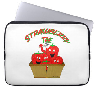 Housse Pour Ordinateur Portable Strawberry Time !