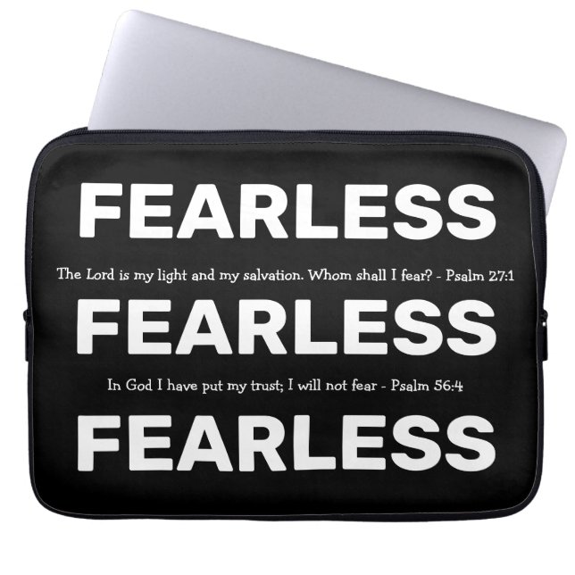 Housse Pour Ordinateur Portable Style personnalisable Christian FEARLESS (Devant)