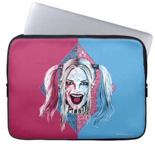 Housse Pour Ordinateur Portable Suicide Squad   Harley Laugh