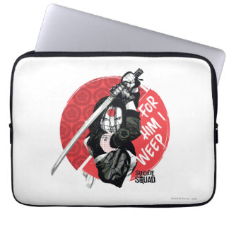 Housse Pour Ordinateur Portable Suicide Squad | Katana "For Him I Weep"