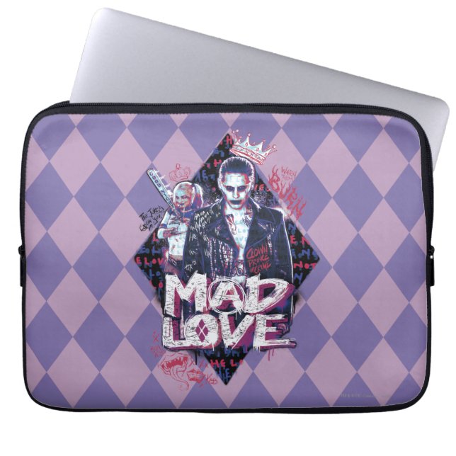 Housse Pour Ordinateur Portable Suicide Squad | Mad Love (Devant)
