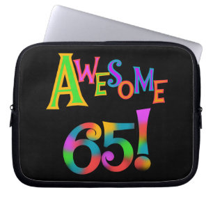 Housse Pour Ordinateur Portable Super 65 Tshirts et cadeaux d'anniversaire