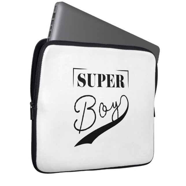 Housse Pour Ordinateur Portable Super Boy (Devant droit)