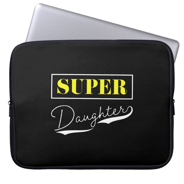 Housse Pour Ordinateur Portable Super Daughter (Devant)
